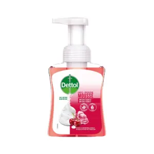 Dettol Mousse Σαπούνι σε μορφή αφρού με άρωμα ρόδο-κεράσι, 250ml