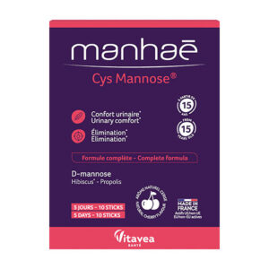 Manhae Cys Mannose για την Υγεία του Ουροποιητικού 10 φακελίσκοι
