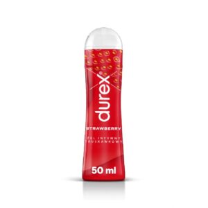 Durex Sweet Strawberry Intimate Gel Φρουτώδες Λιπαντικό με Γεύση Φράουλα 50ml