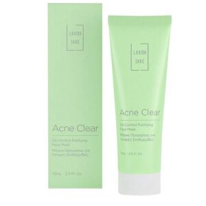 Lavish Care Acne Clear Face Mask 75ml μάσκα καθαρισμού προσώπου για λιπαρή επιδερμίδα και δέρμα με τάση ακμής