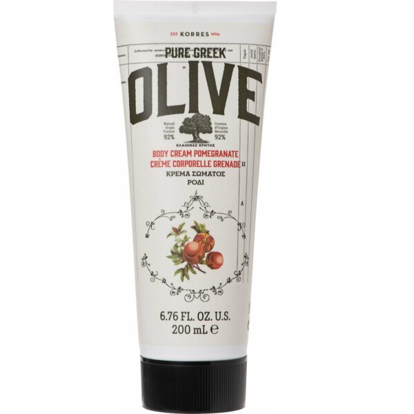Korres Pure Greek Olive & Pomegranate Body Milk 200ml ενυδατικό γαλάκτωμα σώματος με ελληνική ελιά και ρόδι
