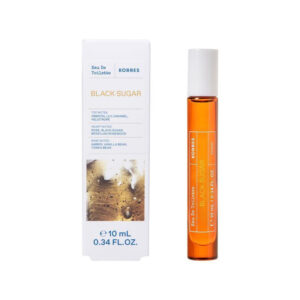 Korres Black Sugar Eau de Toilette 10ml γυναικείο άρωμα με νότες μαύρης ζάχαρης και βανίλιας