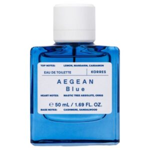 Korres Aegean Blue Eau De Toilette 50ml unisex άρωμα με θαλάσσιες νότες και μεσογειακό χαρακτήρα