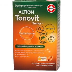 Altion Tonovit Senior 30 μαλακές κάψουλες πολυβιταμινούχο συμπλήρωμα διατροφής για άτομα 50+
