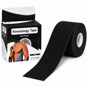 Kinesiology Tape Sport & Therapy 5cm x 5m, Μαύρο