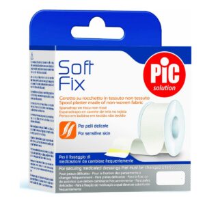 PiC Solution Soft Fix Υφασμάτινη Non Woven Επιδεσμική Ταινία 2.5cm x 5m