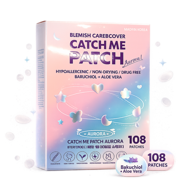 Catch Me Patch Aurora Hydrocolloid Patches για Σπυράκια με Bakuchiol και Aloe Vera 108 τεμάχια