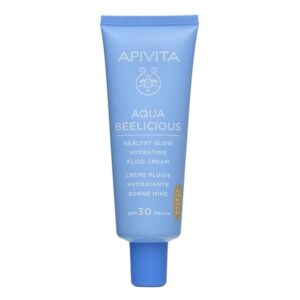 Apivita Aqua Beelicious Ενυδατική Κρέμα Προσώπου Ημέρας με Χρώμα SPF30, 40ml
