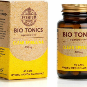 Bio Tonics Clear Spirulina 400mg Σπιρουλίνα 40caps