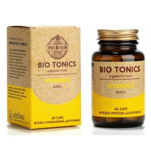 Bio Tonics Premium Vitamin E 400mg 40 κάψουλες