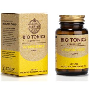 Bio Tonics Premium Vitamin D3/K2 Βιταμίνη 4000iu 40 κάψουλες