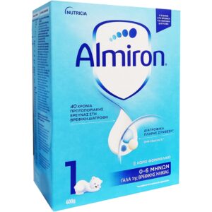 Nutricia Almiron 1 Γάλα 1ης Βρεφικής Ηλικίας από 0-6 μηνών 600gr