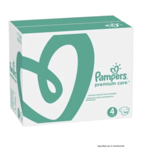 Pampers Premium Care Monthly Πάνες με Αυτοκόλλητο No. 4 για 9-14kg 168τμχ