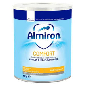 Nutricia Almiron Comfort Γάλα 0m+ Για Την Αντιμετώπιση Της Δυσκοιλιότητας, 400gr