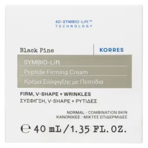 Korres Black Pine 4D Symbio Lift Rich Firming Cream με πεπτίδια για μεικτό δέρμα, 40ml