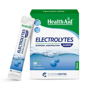 Health Aid Electrolytes 20 sachets, Ηλεκτρολύτες 20 φακελίσκοι με γεύση Φράουλα