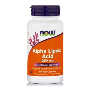 Now Foods Alpha Lipoic Acid 250mg 60 Veg Caps