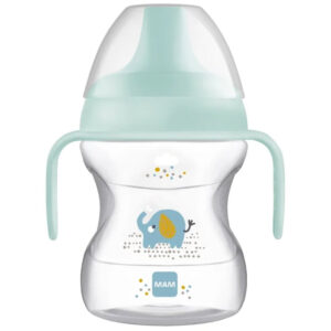 MAM Learn To Drink Cup Wild Animals Ποτηράκι Για 6+ Μηνών Γαλάζιο 190ml